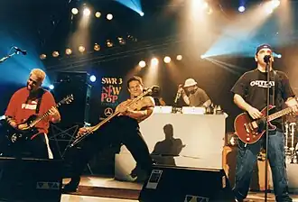 Performing live in 1999