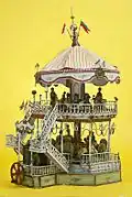 A German toy clockwork carousel