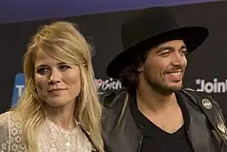 Ilse DeLange and Waylon in 2014