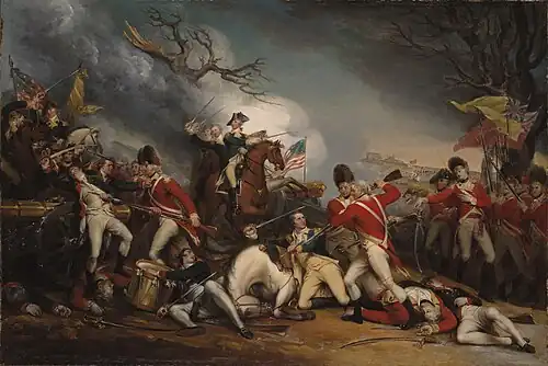 The Death of General Mercer at the Battle of Princeton, January 3, 1777 (event 1777, c. 1787–c. 1831)