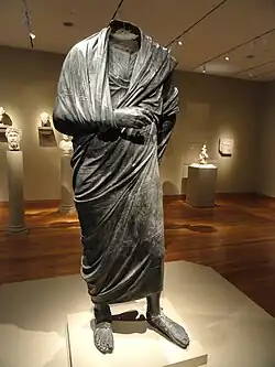 The Emperor as Philosopher, Roman, bronze