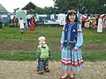 Children at the family tree festival, Bashkortostan