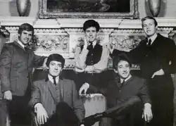 The Hollies in 1964(L-R: Eric Haydock, Allan Clarke, Graham Nash, Tony Hicks, Bobby Elliott)
