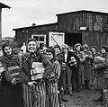 Women survivors in Bergen-Belsen, April 1945