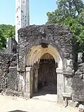 The Mihrab of the Great Mosque at Mnarani ruins