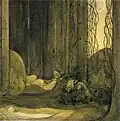 The changeling (John Bauer, 1913).