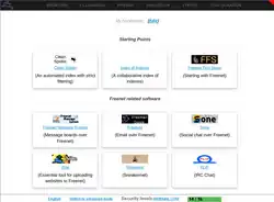 Screenshot of Freenet 0.7