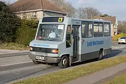 South West Coaches Mercedes-Benz 709 with Alexander Sprint bodywork in 2013
