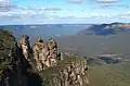 The Three Sisters in the Megalong Valley, NSW, Australia.