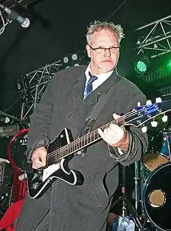 Smith performing with Cardiacs in 2007