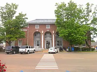 The Tippah County courthouse in Ripley