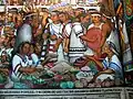 Spanish painting of a market in Tenochtitlan