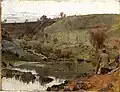 'A quiet day on Darebin Creek' (1885)