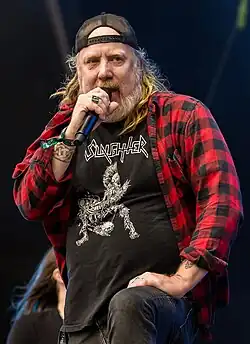 Lindberg with At the Gates in 2022