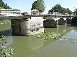 Bridge in Tonnay-Boutonne.