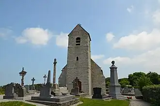 The church of Saint-Martin in Tonneville