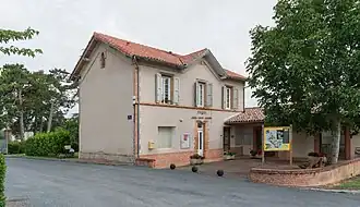 The town hall in Marzens