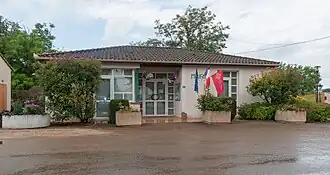 The town hall in Péchaudier