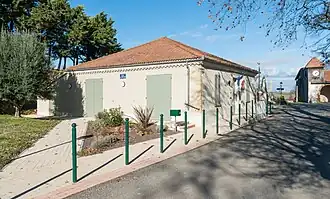 The town hall in Saint-Soulan