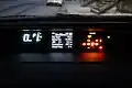 Detailed dashboard of a Toyota Prius C