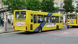 Dennis Dart SLF with  Wright Crusader bodywork rear