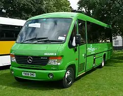Mercedes-Benz O813D Vario with Plaxton Beaver 3 bodywork in 2010