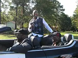 Trey Lorenz at the Wilson High School Homecoming in October 2011