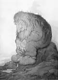 Troll pondering its age. (Theodor Kittelsen, 1911).