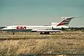 A Czech Airlines airplane at Faro