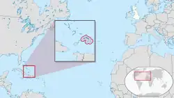 Location of Turks and Caicos Islands