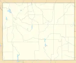 Teapot Rock is located in Wyoming
