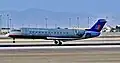 United Express flights fly smaller planes, such as the CRJ-200 above.