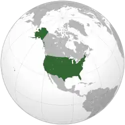 United States (orthographic projection)