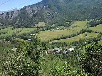 A general view of Uvernet-Fours