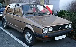 VW Golf LX with 2 headlights