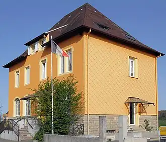 The town hall of Valdieu-Lutran