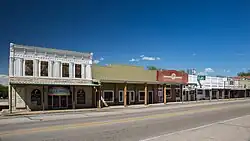 Texas State Highway 6 in Downtown Valley Mills,April 2020