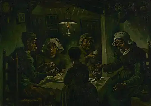 Vincent van Gogh, The Potato Eaters, (1885) Netherlands
