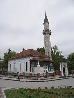 Mosque in the town centre of Velika Kladuša