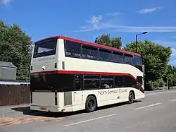 DAF DB250 with Optare Spectra bodywork rear in 2011