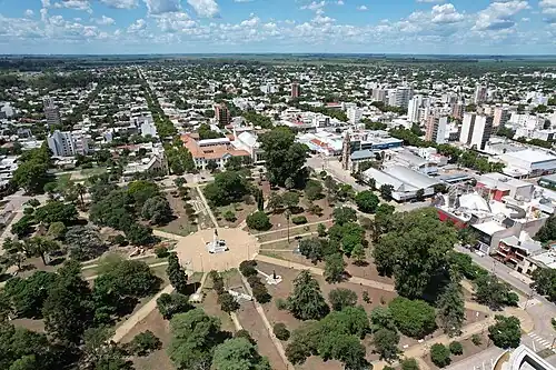 Aerial photograph of Venado Tuerto