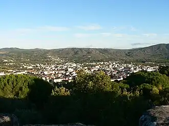 Verín from Monterrei castle