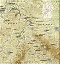 Map of the Werra