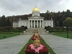 The Vermont State House, Montpelier's best-known landmark