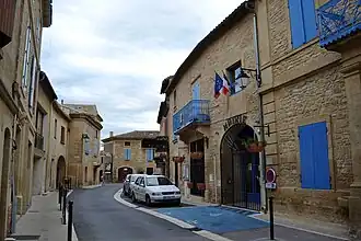 The town hall in Vers-Pont-du-Gard