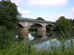 The Sèvre Nantaise and the Portillon bridge in Vertou