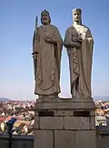 Statue of King Stephen I. and Queen Gisela