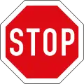 STOP sign in English