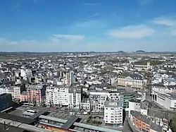 The town seen from atop the Gaalgebierg park