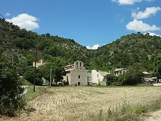 A general view of the village of Saint-Jeannet
